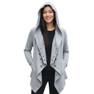 Silver brand cardigan size large gray